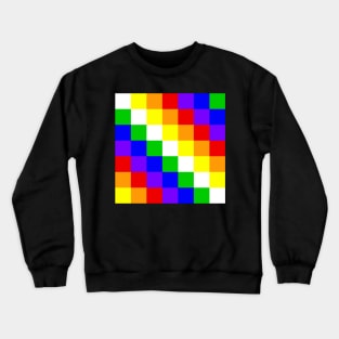 Wiphala (color modification) Crewneck Sweatshirt